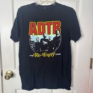 A Day to Remember Black Re-Entry Tour Graphic Tee